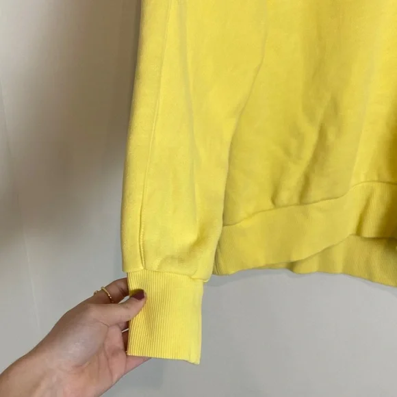 Sweaty Betty 'Essentials' Sweatshirt in RIVIERA YELLOW Size M - Picture 6 of 8